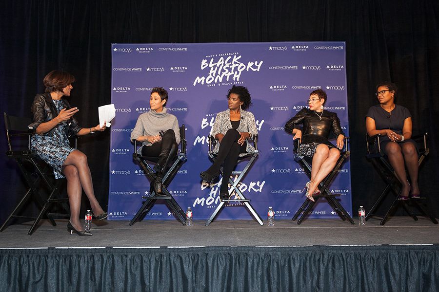 Macys Black History Month Event 2014-Robin robinson, desiree rogers, barbara bates, constance white, joy bivins