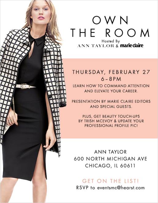 Ann Taylor Marie Claire CHicago