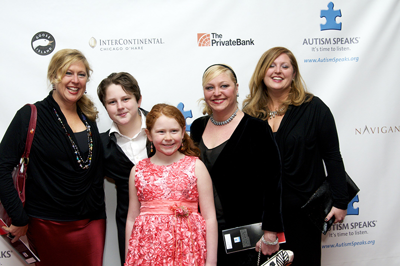 Christi Shinn, Max Brown, Maddie Brown, Colleen Shinn and Carolyn Shinn