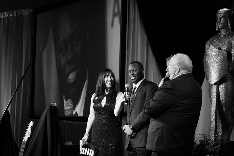 Patti Vasquez, Project Onward’s Adam “Hollywood” Hines, Rob Lentz and Steve Cochran