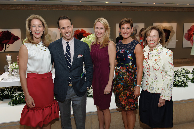 Antiques & Garden Fair Preview Evening-Co-Producers of the 2014 Antiques & Garden Fair were Jane O’Neil, Lake Bluff, Cathy Busch, Winnetka, Susan Canmann, Winnetka, Jen Kasten, Chicago, Peggy Swartchild, Winnetka