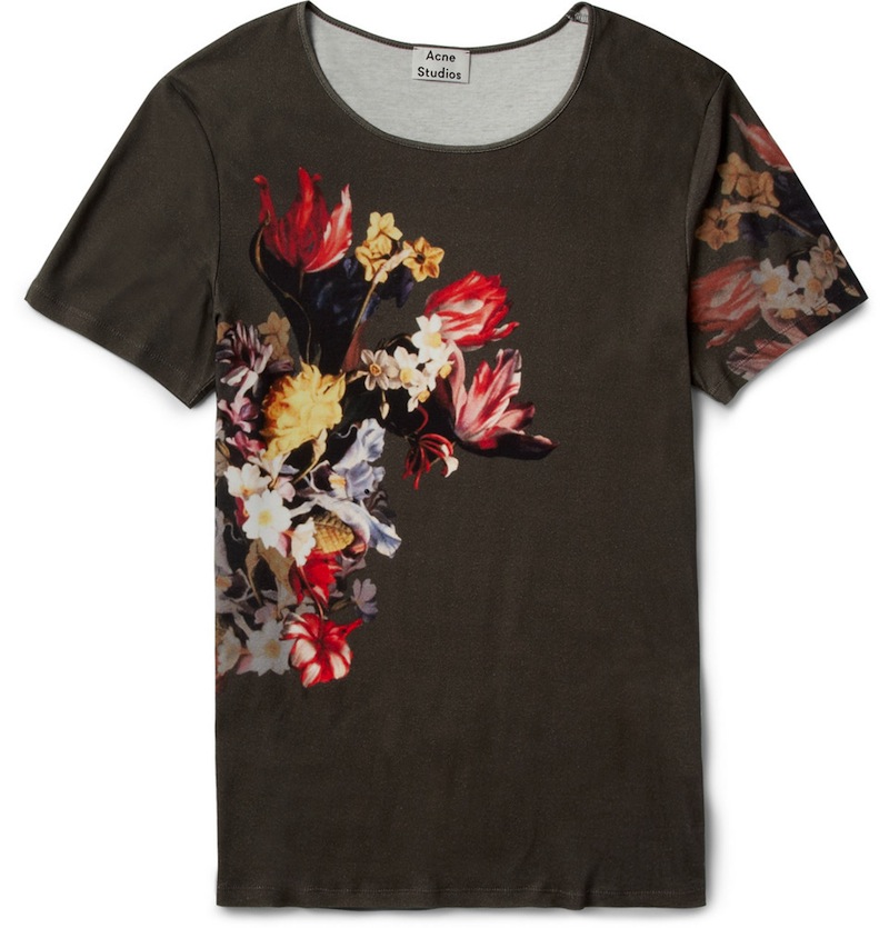ACNE STUDIOS  NEO PRINTED COTTON T-SHIRT