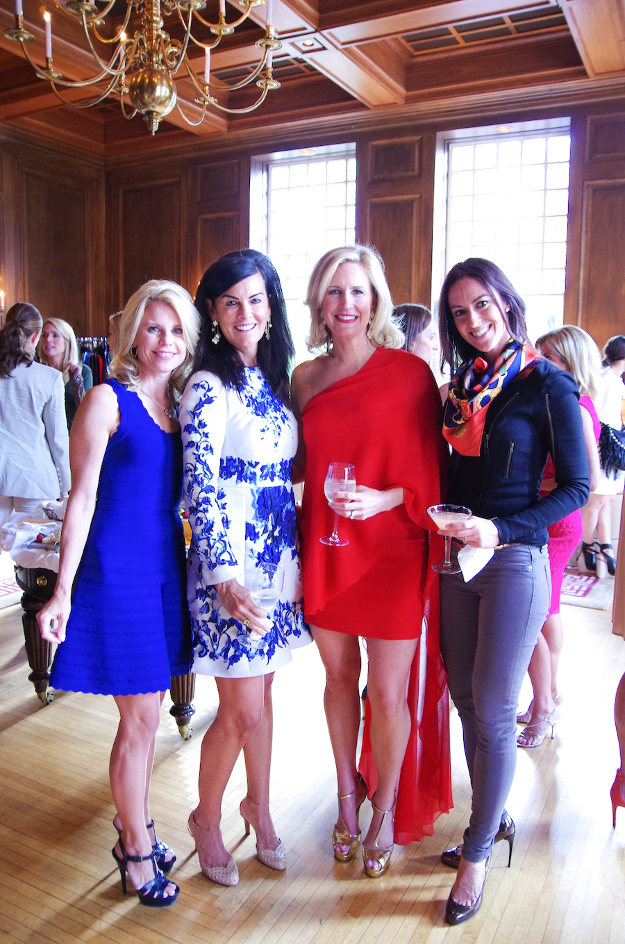 Sheila Troy, Liz Ryan, Elizabeth Cole, Kendra Peterson_Haney Trunk Show CHicago Racquet Club