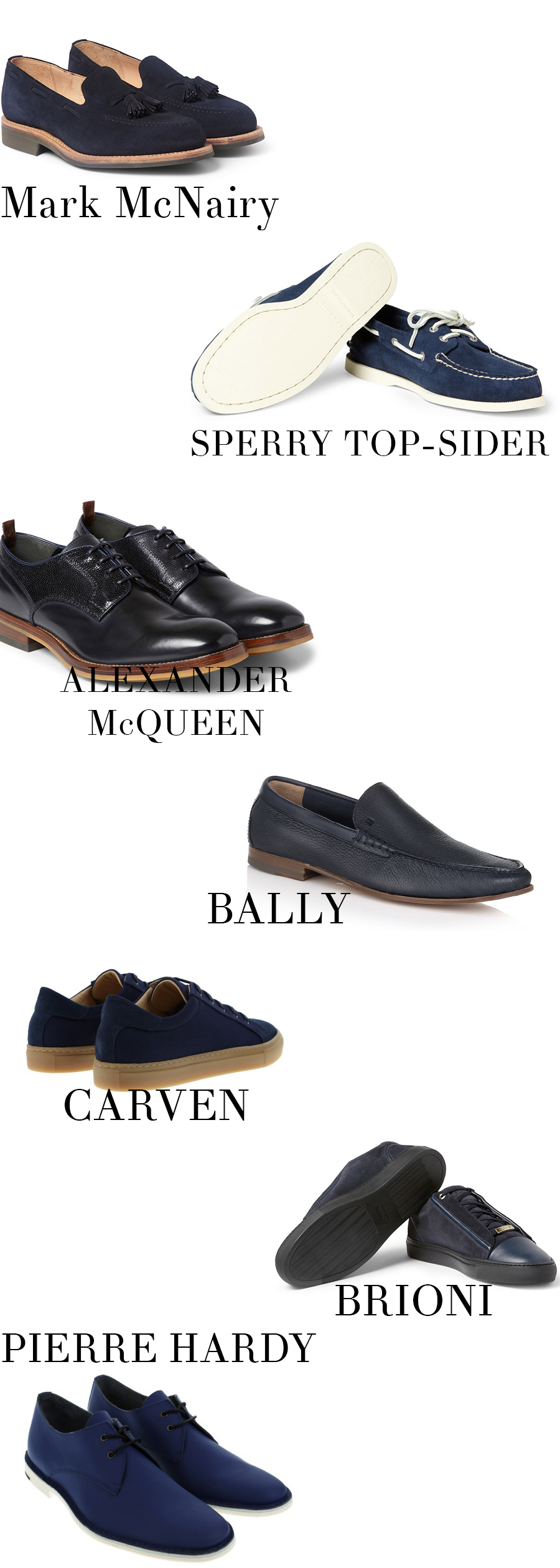 blue shoes men spring summer