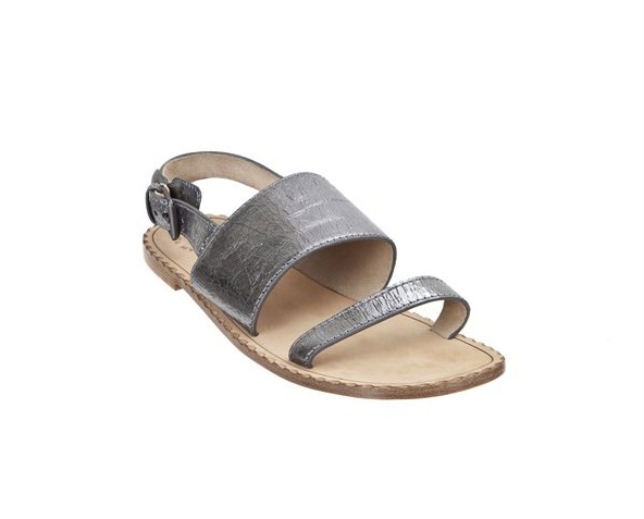 Marc Jacobs Cracked Metallic Sandals