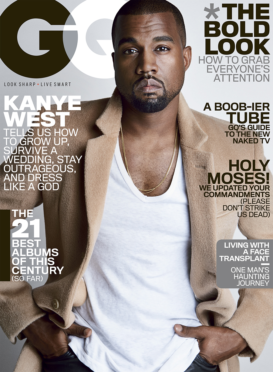 kanye west GQ august 2014