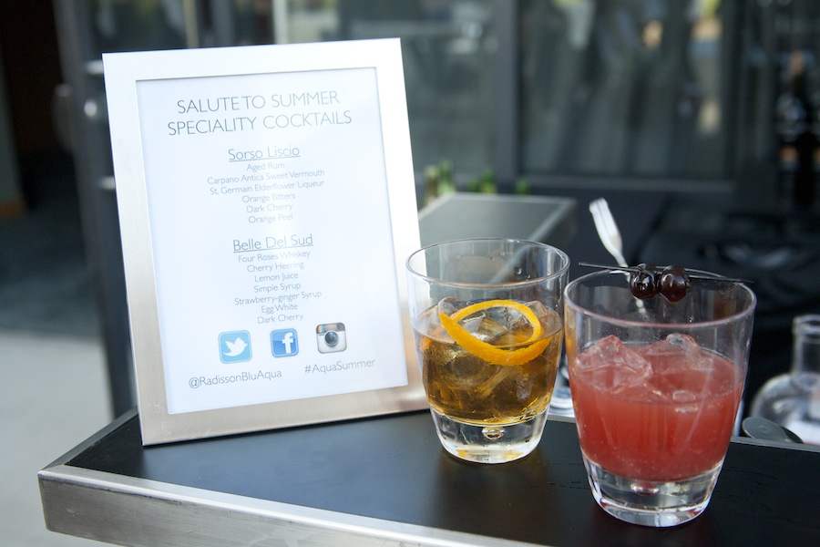 Specialty cocktails from Filini Bar & Restaurant