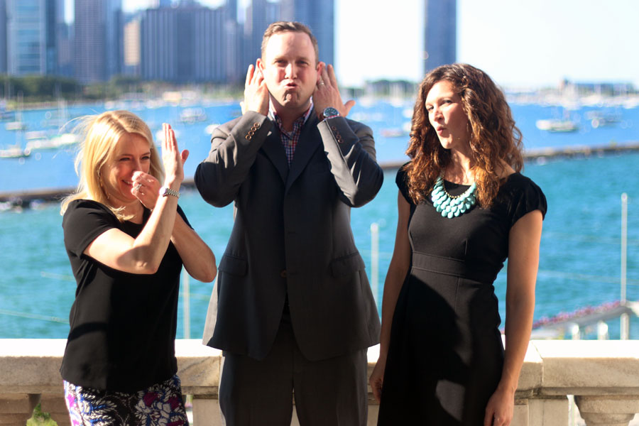 Shedd Blu 2014_Julie Canna, Laura Micheli and Jon Pfeffer