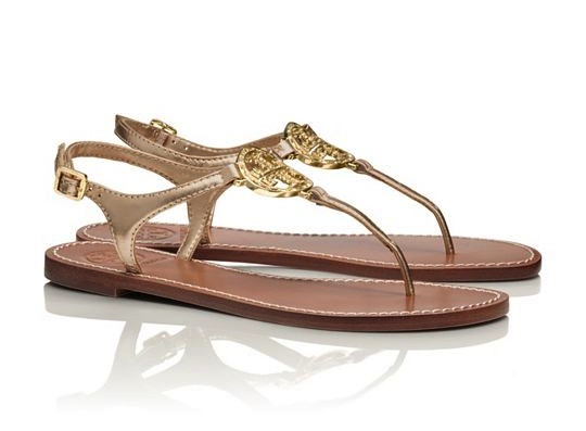Tory Burch Violet mettalic sandals