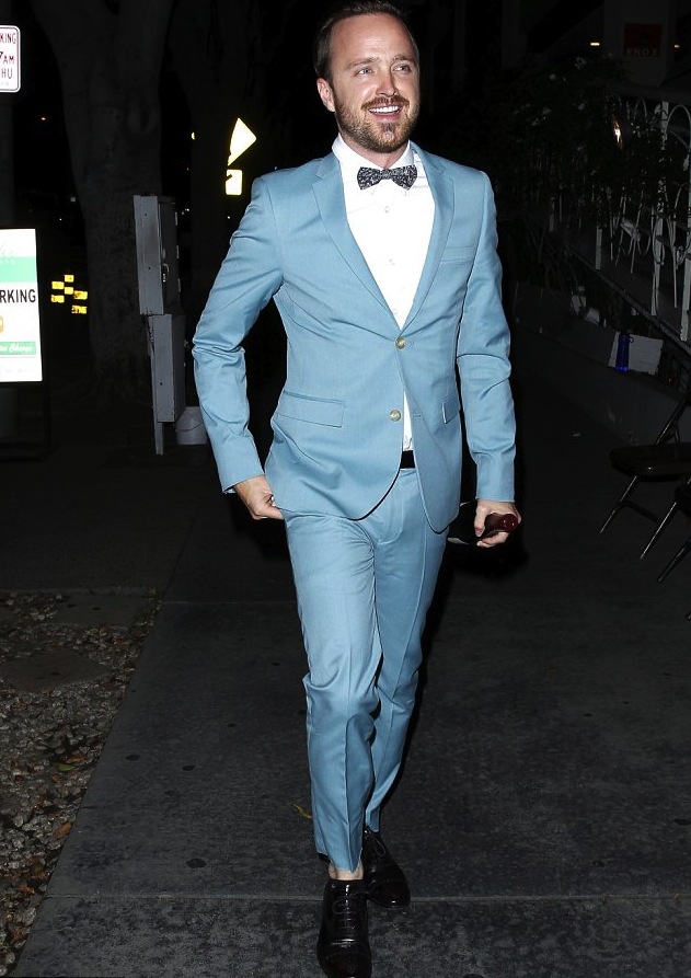 aaron paul blue suit