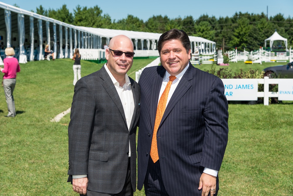Dan Uslan, J.B. Pritzker_2014 Evergreen Invitational