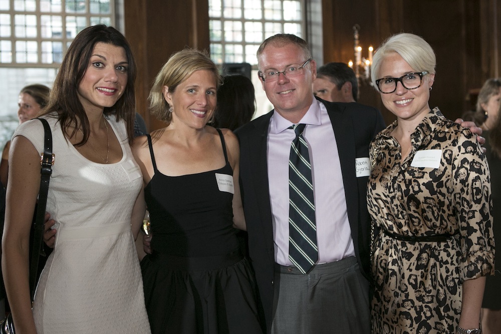 Ingrid Adomaityte. Anna Gjerlow. Robert Gjerlow. Natalie Durrant_ party for volunteer models walking in IMAGINE