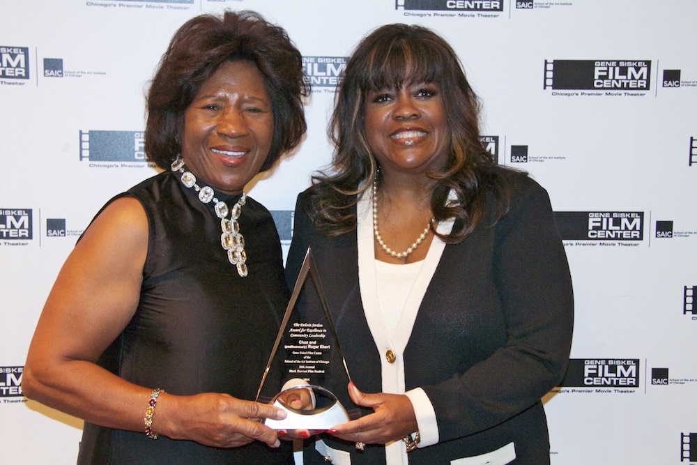 Mrs Deloris Jordan &Chaz Ebert