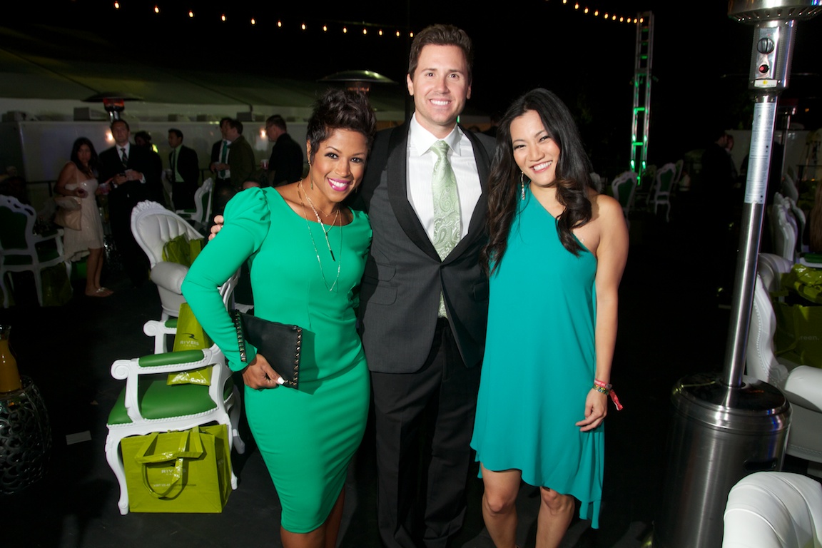 Val Warner_Ryan Chiaverini_Ji Suk Yi _Green Tie Ball 2014