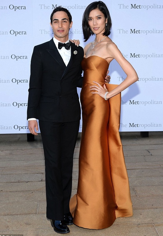 Zac Posen model Tao Okamoto 