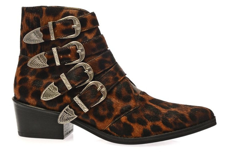 TOGA PULLA Calf-hair buckle boots