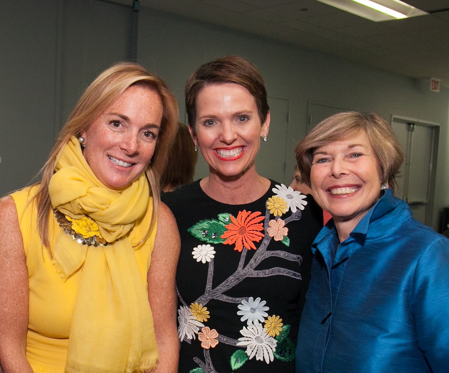 Tricia Rooney (Vice Chair, Foundation Board), author Hollye Jacobs and Foundation Director Rhona Frazin