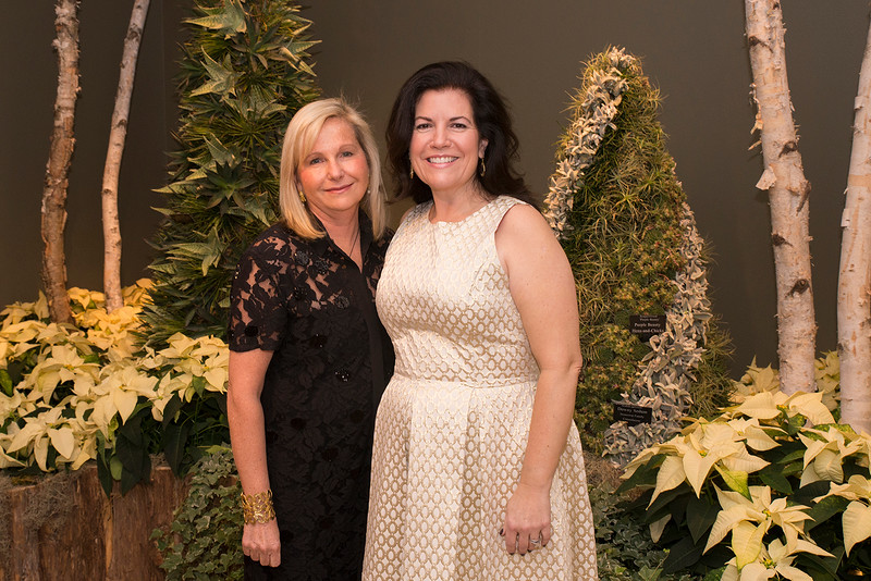 All Aboard! Co-chairs Ann Balusek of Winnetka and Glo Rolighed of Winnetka