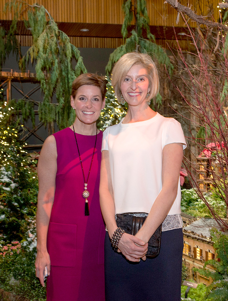 Cathy Busch of Winnetka and Jennifer Keenan of Kenilworth