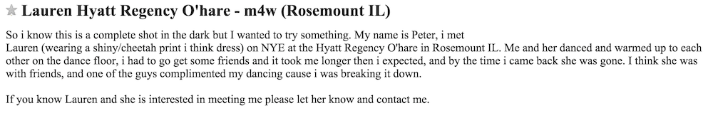 Lauren Hyatt Regency O'hare - m4w (Rosemount IL)