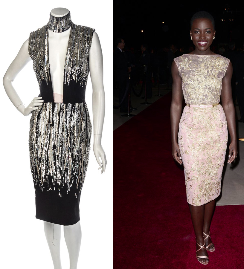 lupita-Sarli Black and Metallic Sequin