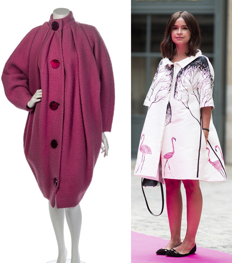 miroslav duma-Lanvin Mauve Wool Coat
