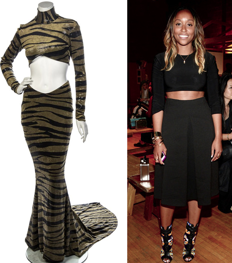 shiona turini-Marc Bouwer Green and Black Zebra Print