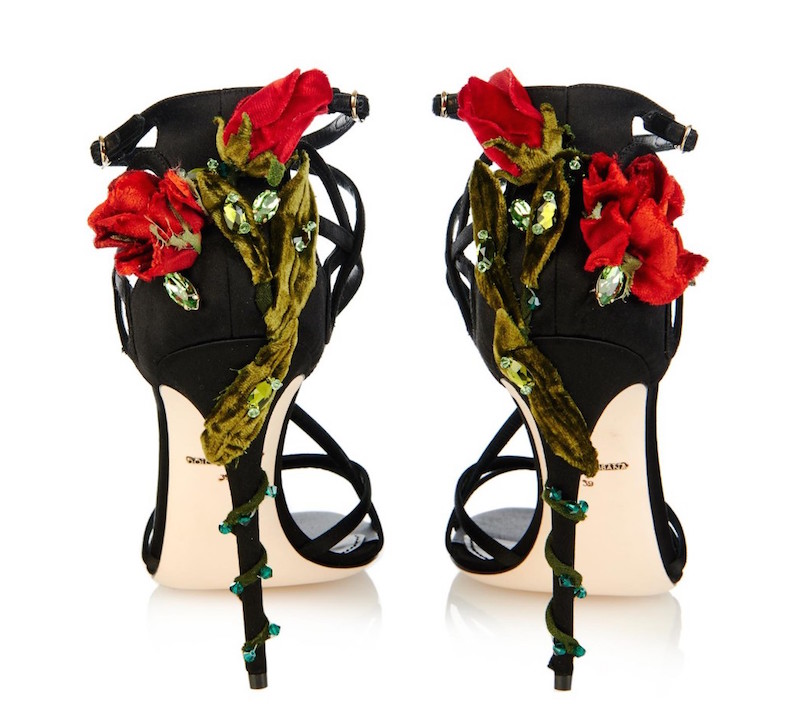 DGRose-embellished multi-strap sandals