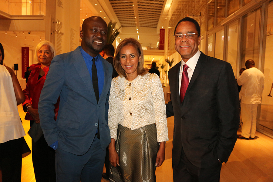 David Adjaye-Art Institute Celebration-david adjaye, diane primo, quintin primo