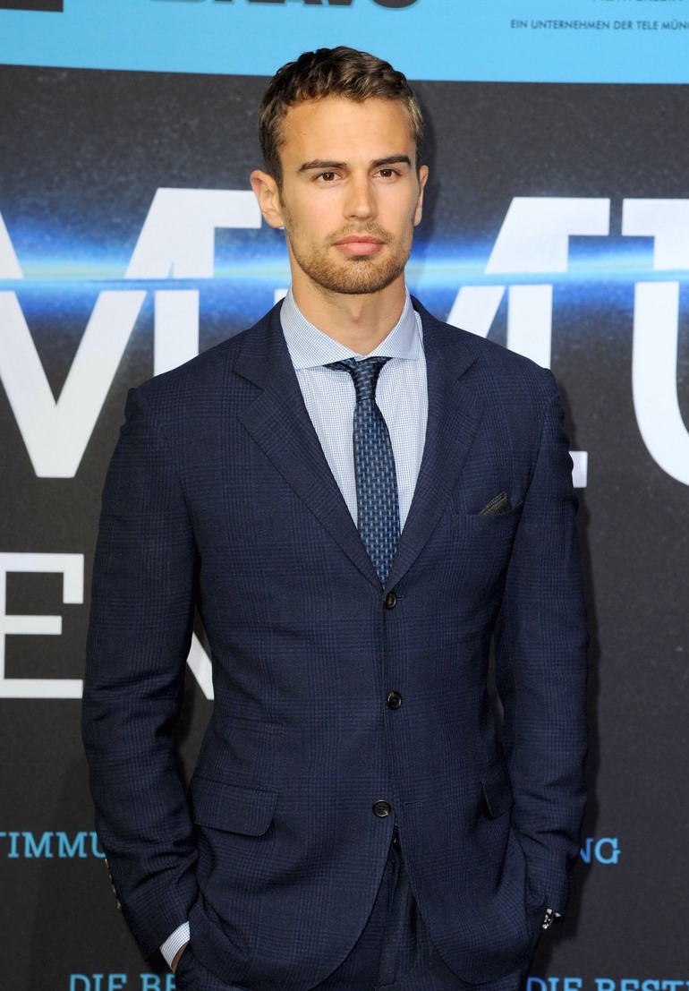 German premiere of "Die Bestimmung - Divergent" at Cinestar am Potsdamer Platz movie theater.  Featuring: Theo James Where: Berlin, Germany When: 01 Apr 2014 Credit: Patrick Hoffmann/WENN.com