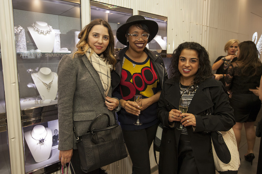 Guest, Taneisha Willour, Alia Rajput Swarovski Hosts Creative Director in Chicago