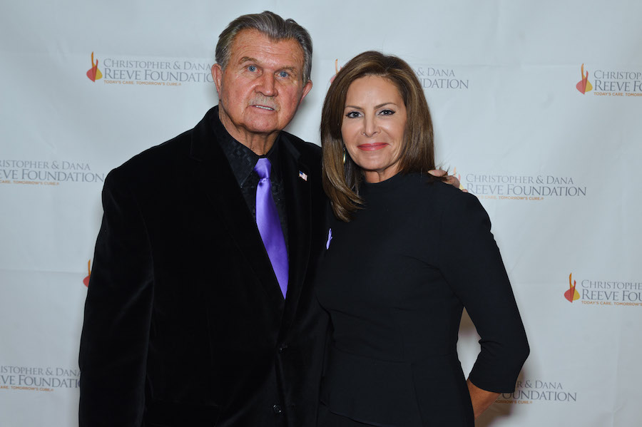 Mike Ditka and Kathy Brock