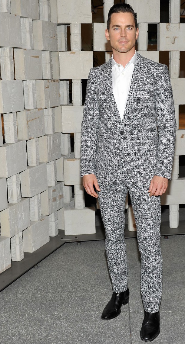 WESTWOOD, CA - OCTOBER 10:  Actor Matt Bomer, wearing Bottega Veneta, attends the Hammer Museum Gala in Garden sponsored by Bottega Veneta at Hammer Museum on October 10, 2015 in Westwood, California.  (Photo by Donato Sardella/Getty Images for Hammer Museum)