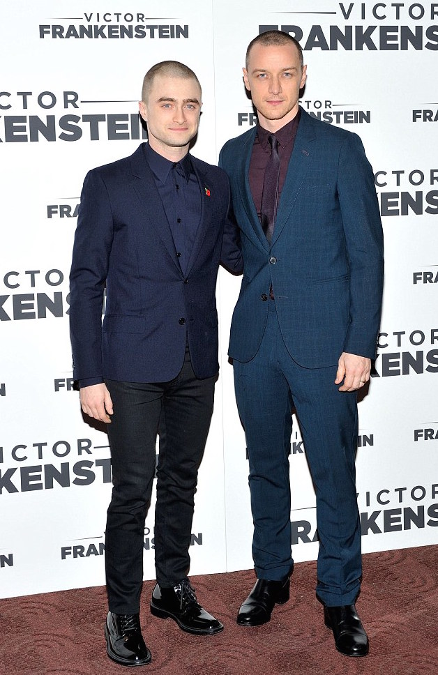 Daniel Radcliffe and co-star James McAvoy_