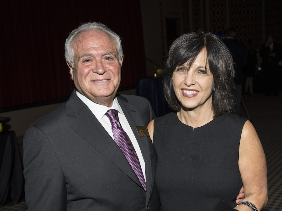 Honoree Richard Price and Linda Price of Highland Park, photo Mitchell Canoff