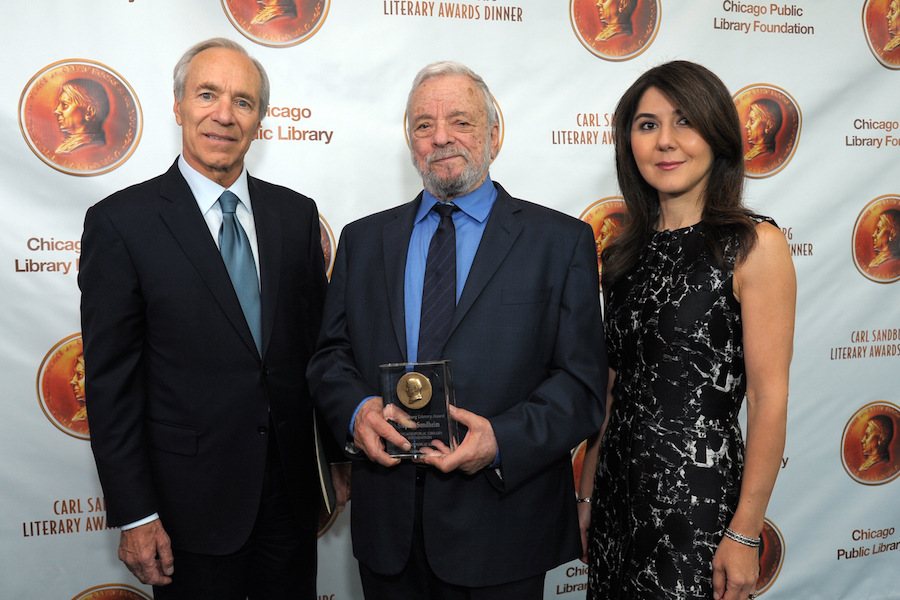 Sondheim with co-chairs Robert Wislow and Dina Yaghmai Payvar