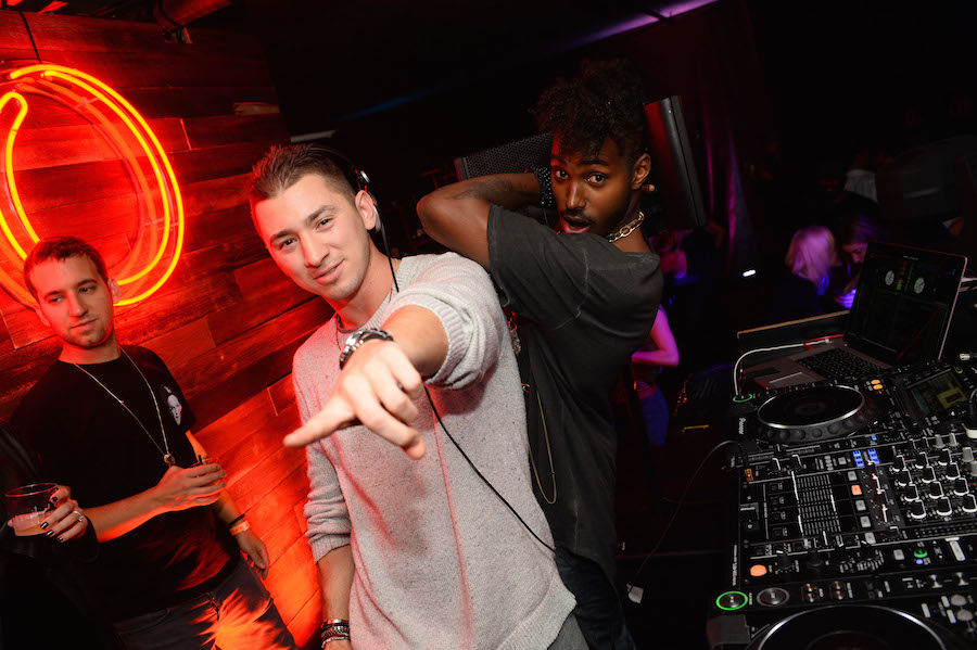 Dj Politik and Dj Ruckus attends Tao Park City presented by Tequila Don Julio