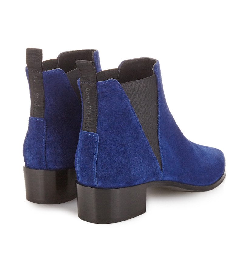 acne studios-blue boots