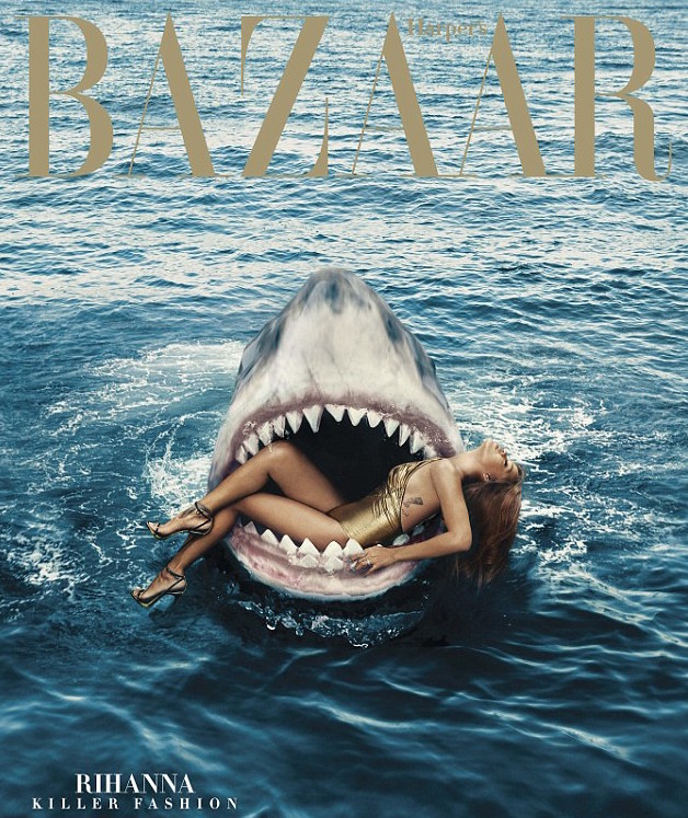harpers bazaar cover rihanna