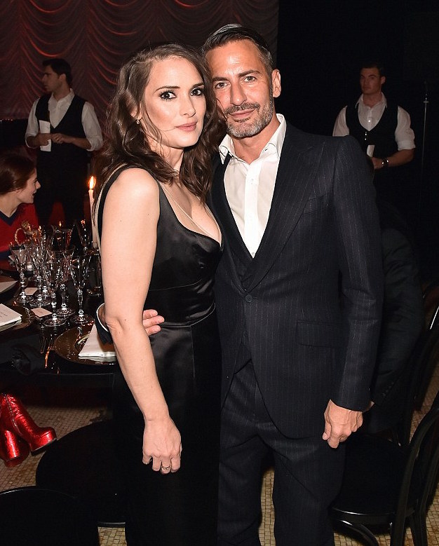 marc jacobs-winona ryder-Marc Jacobs Beauty Velvet Noir Mascara Launch Dinner