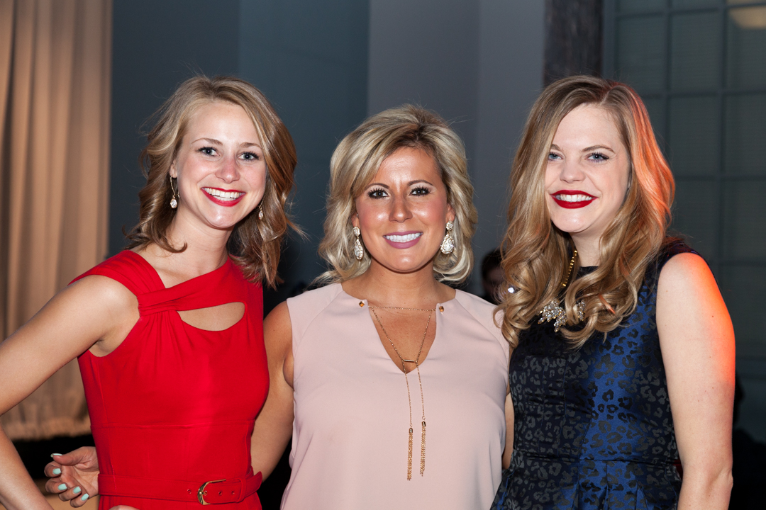 Christine Theilacker, Marian Trella, Kelsey Coldeyh_Night in The Stacks-Chicago Public Library_Foundation_Event