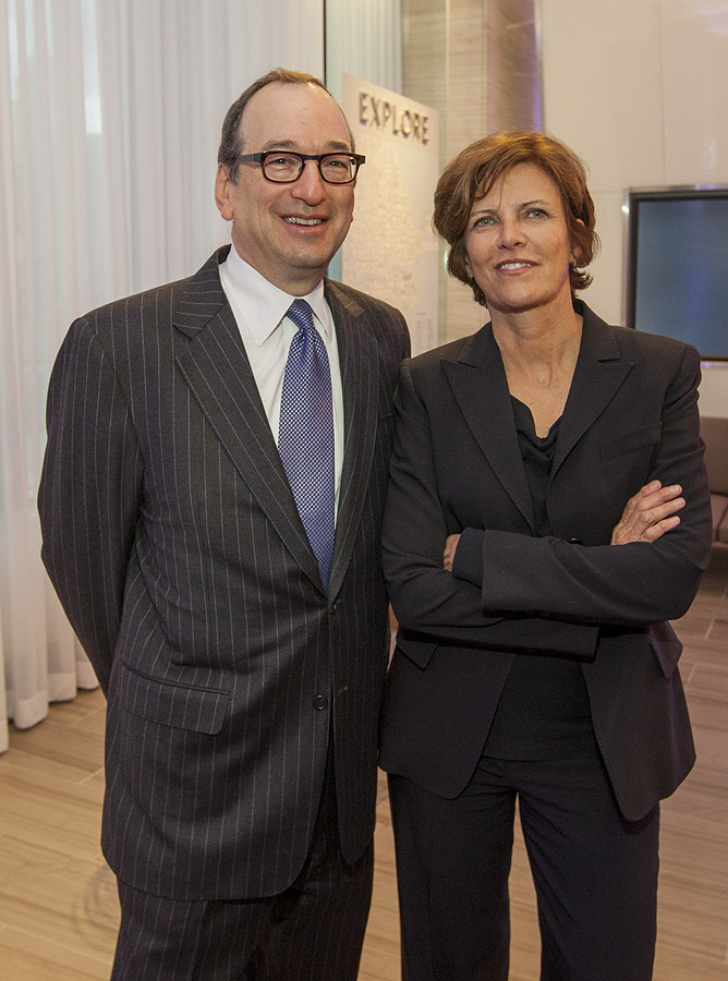 Deputy Mayor Steve Koch and Jeanne Gang_Photo Credit Barry Brecheisen