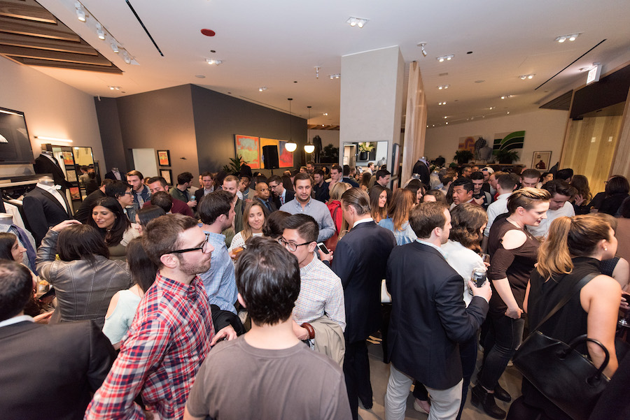 CHICAGO, IL - APRIL 20: A general view of atmosphere during Bonobos Michigan Avenue Launch Party at Bonobos Guideshop on April 20, 2016 in Chicago, Illinois. (Photo by Daniel Boczarski/Getty Images for Bonobos)