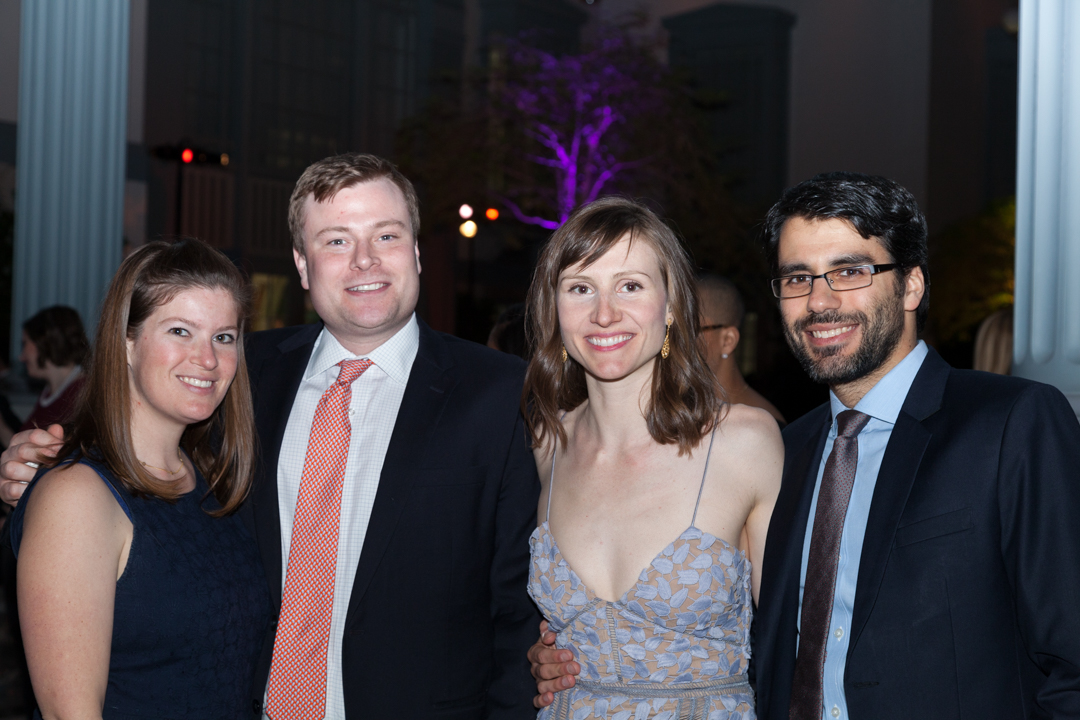 Nicole Campbell, Mike Campbell, Emily Metz, Angelo Mancini_Night in The Stacks-Chicago Public Library_Foundation_Event