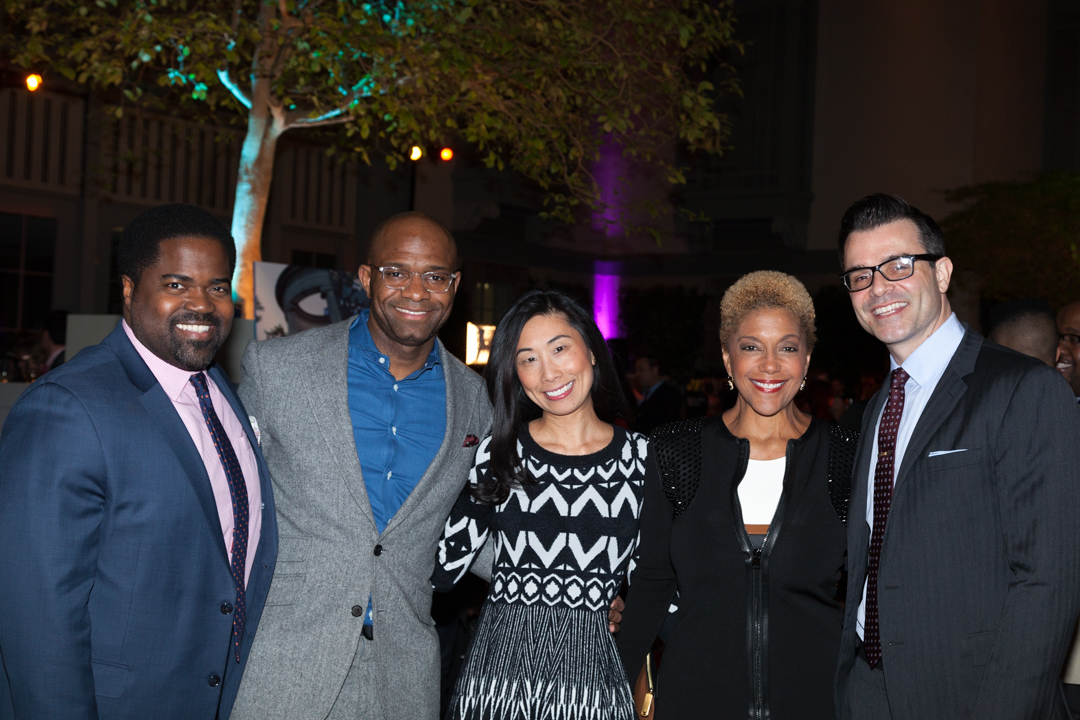 Roderick Hawkins, Michael Scott Carter, Naomi Reese, Linda Johnson Rice, Brian Bannion_Night in The Stacks-Chicago Public Library_Foundation_Event