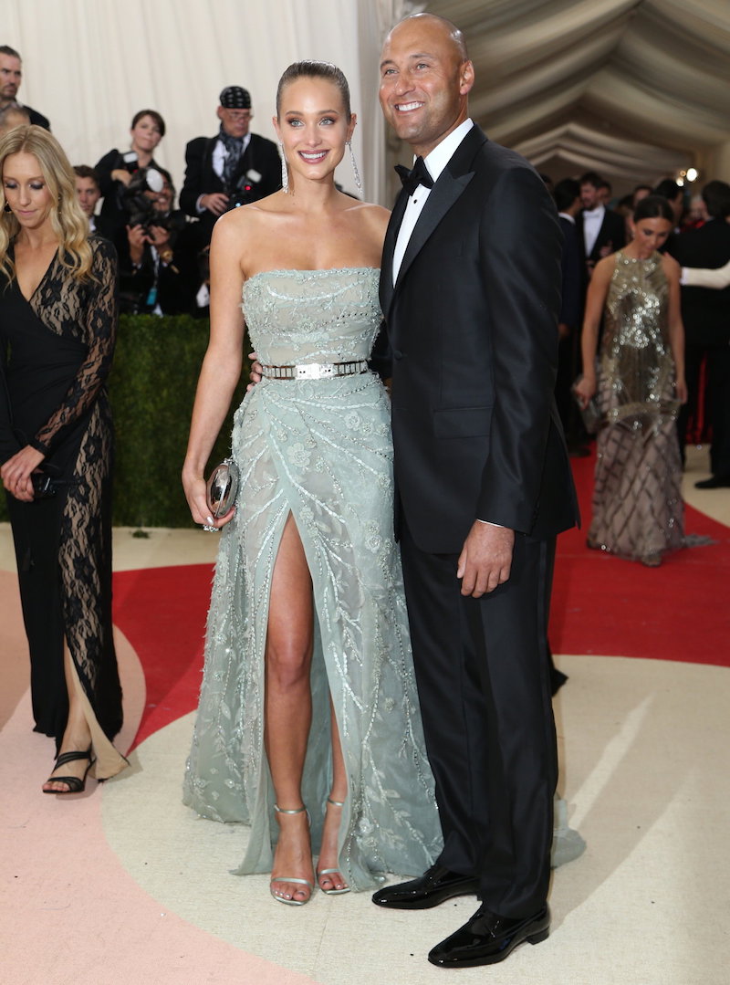 Derek Jeter-Hannah-Davis-Met gala 2016
