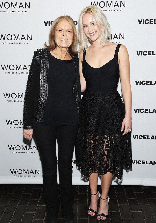 Jennifer Lawrence joins Gloria Steinem_Viceland premiere