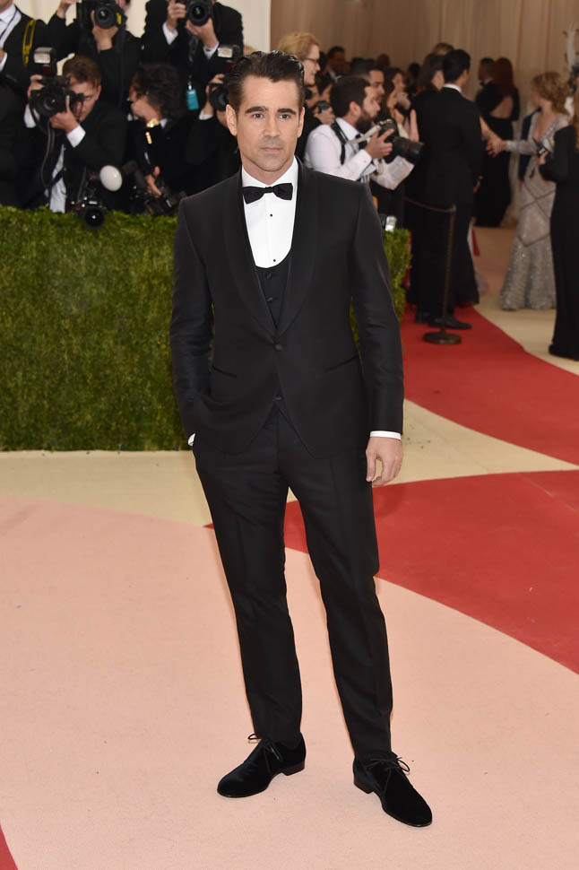 NEW YORK, NY - MAY 02: Colin Farrell attends the "Manus x Machina: Fashion In An Age Of Technology" Costume Institute Gala at Metropolitan Museum of Art on May 2, 2016 in New York City. (Photo by John Shearer/Getty Images)