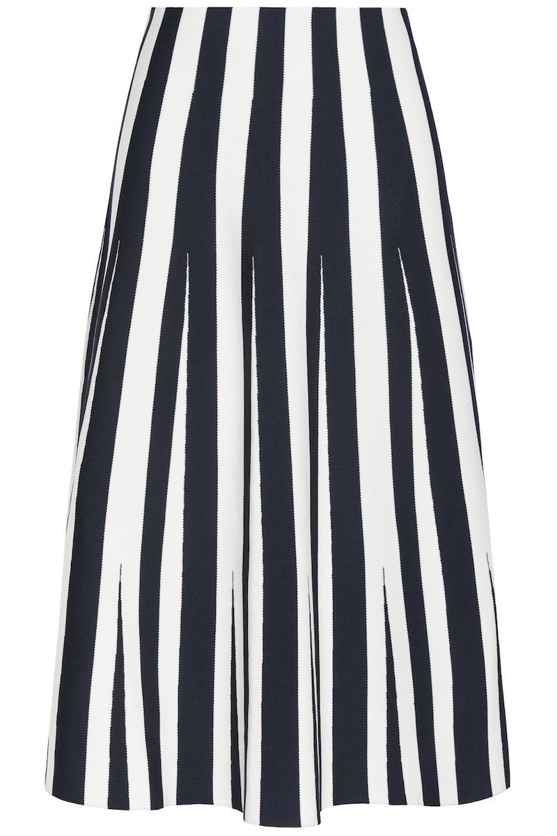 ALEXANDER WANG Striped Peplum Skirt