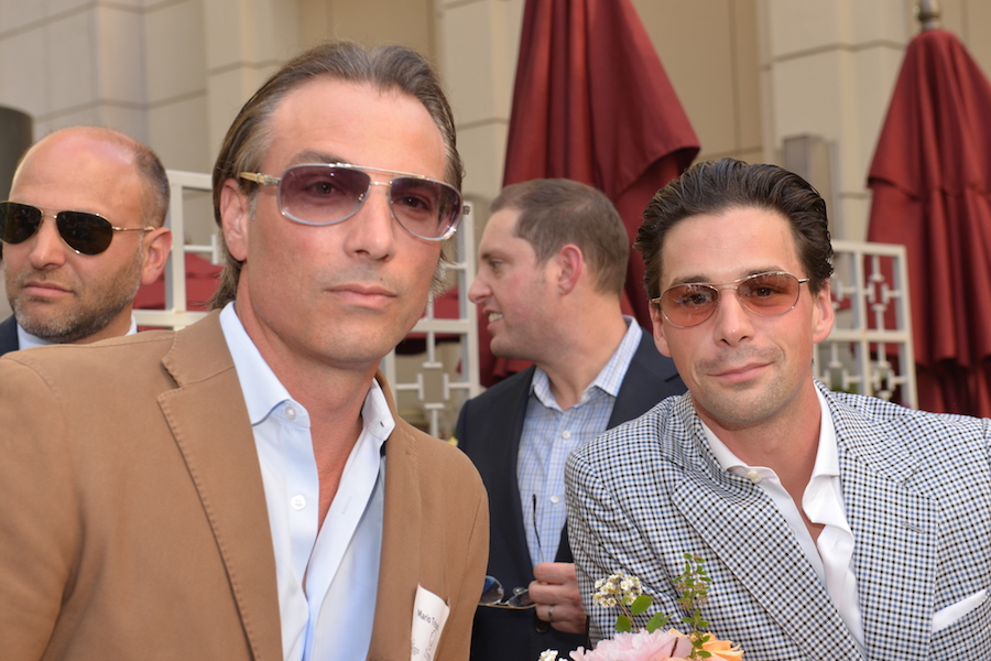 Childrens Research Fund 2016 Ball Kick Off_Mario Tricoci and Cade Mlodinoff